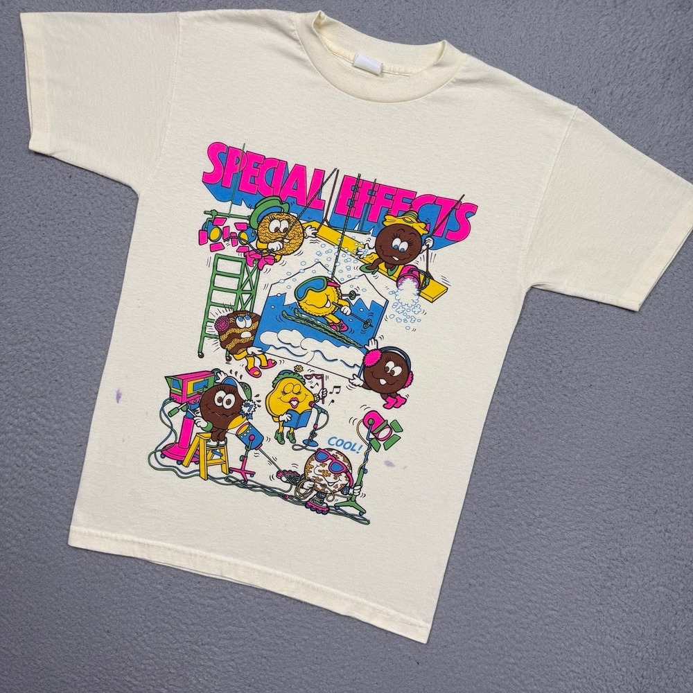 Vintage 90s Little Brownie Girl Scout‎ Cookie T-shirt